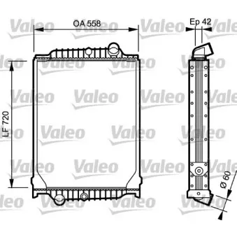 Radiateur, refroidissement du moteur VALEO