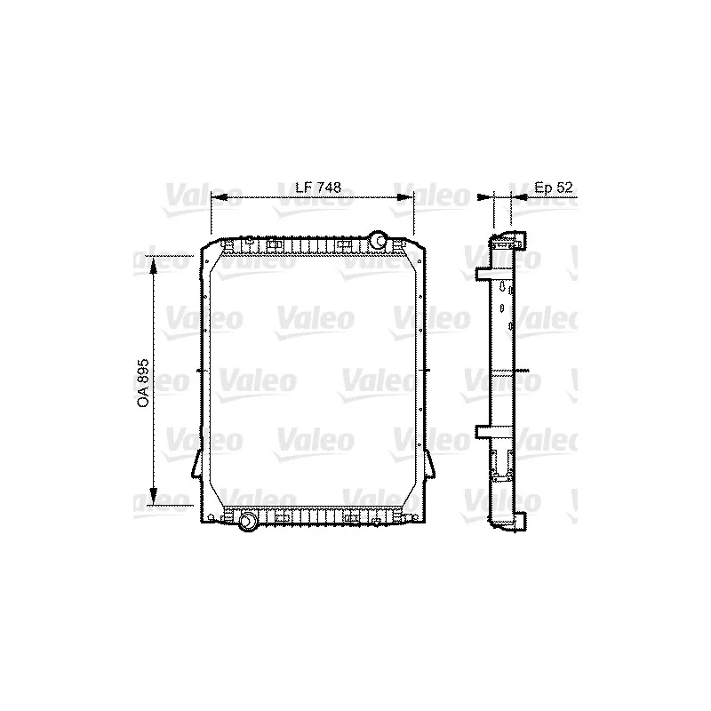 Radiateur, refroidissement du moteur VALEO 733482