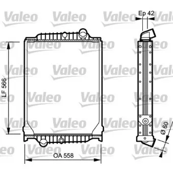 Radiateur, refroidissement du moteur VALEO
