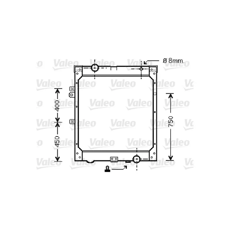 Radiateur, refroidissement du moteur VALEO 733427