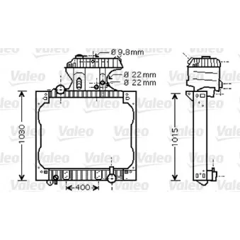 Radiateur, refroidissement du moteur VALEO