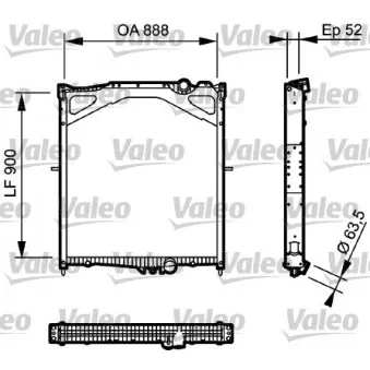Radiateur, refroidissement du moteur VALEO