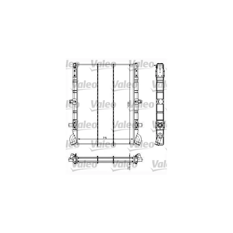 Radiateur, refroidissement du moteur VALEO 734295