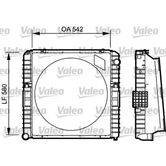 Radiateur, refroidissement du moteur VALEO