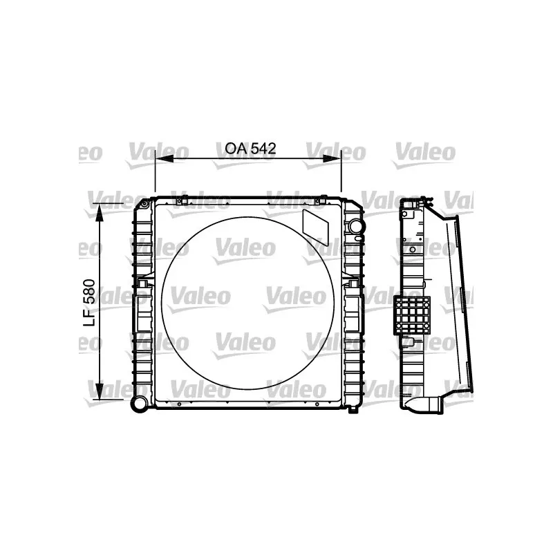 Radiateur, refroidissement du moteur VALEO 731535