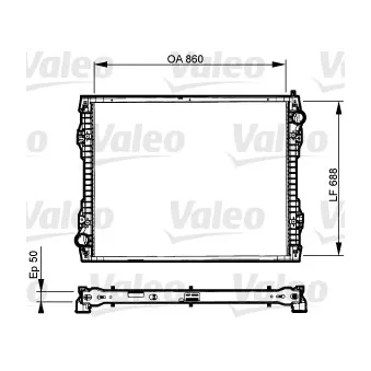 Radiateur, refroidissement du moteur VALEO