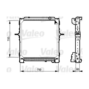 Radiateur, refroidissement du moteur VALEO