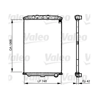 Radiateur, refroidissement du moteur VALEO