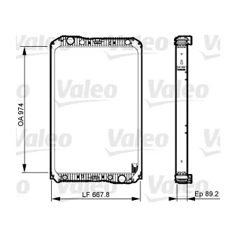 Radiateur, refroidissement du moteur VALEO