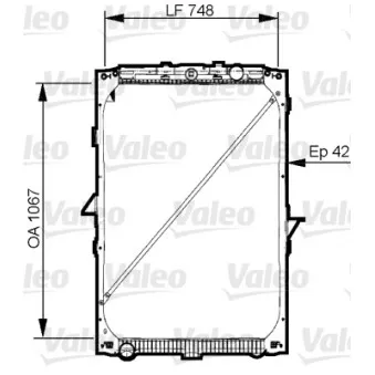 Radiateur, refroidissement du moteur VALEO