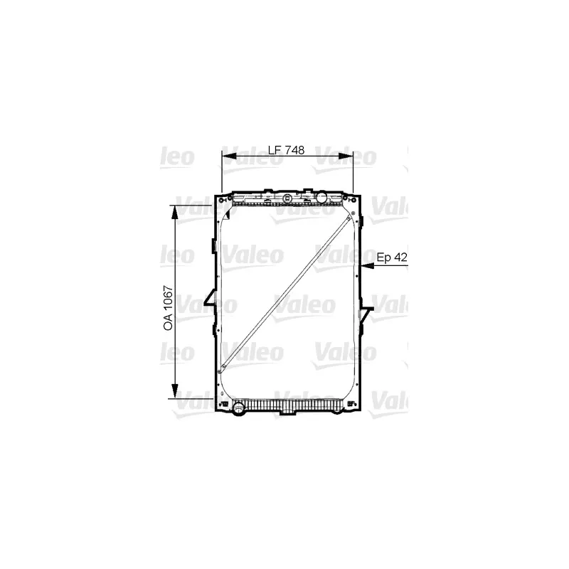Radiateur, refroidissement du moteur VALEO 733544