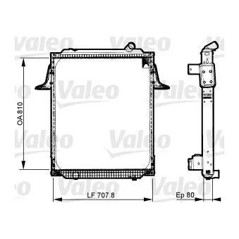 Radiateur, refroidissement du moteur VALEO