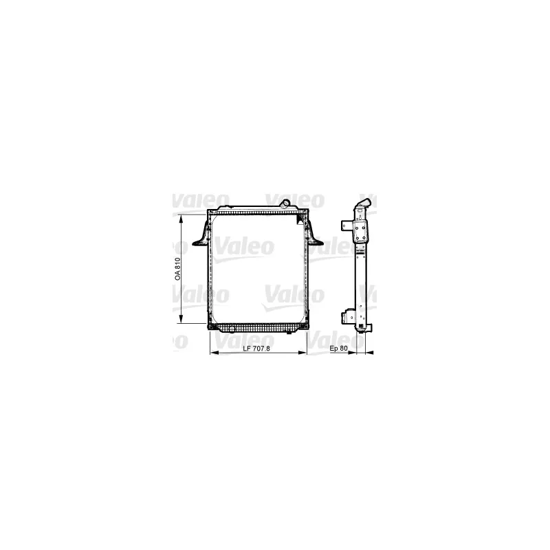 Radiateur, refroidissement du moteur VALEO 733535