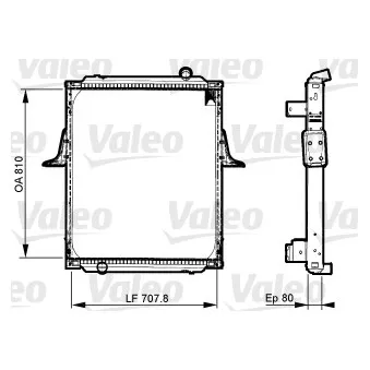 Radiateur, refroidissement du moteur VALEO