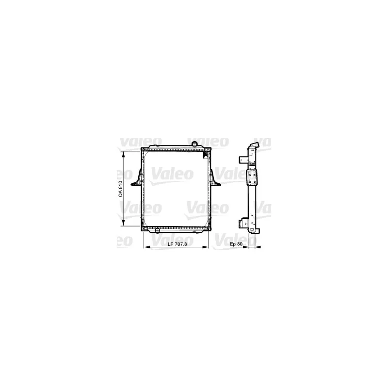 Radiateur, refroidissement du moteur VALEO 733534