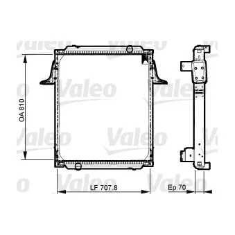 Radiateur, refroidissement du moteur VALEO