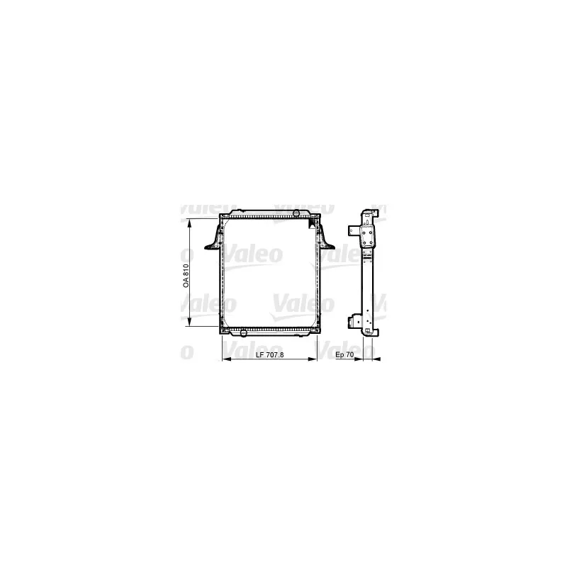 Radiateur, refroidissement du moteur VALEO 733537