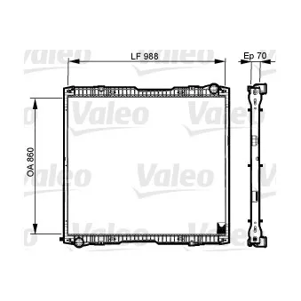 Radiateur, refroidissement du moteur VALEO