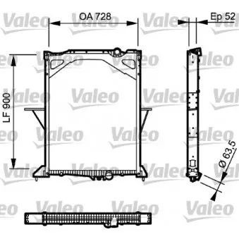 Radiateur, refroidissement du moteur VALEO