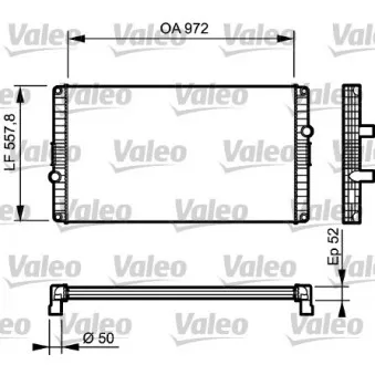 Radiateur, refroidissement du moteur VALEO