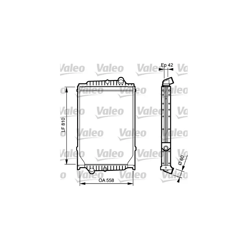 Radiateur, refroidissement du moteur VALEO 733498