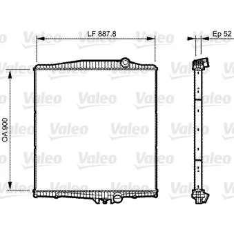 Radiateur, refroidissement du moteur VALEO
