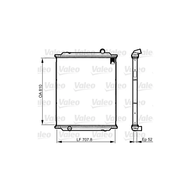 Radiateur, refroidissement du moteur VALEO 733521