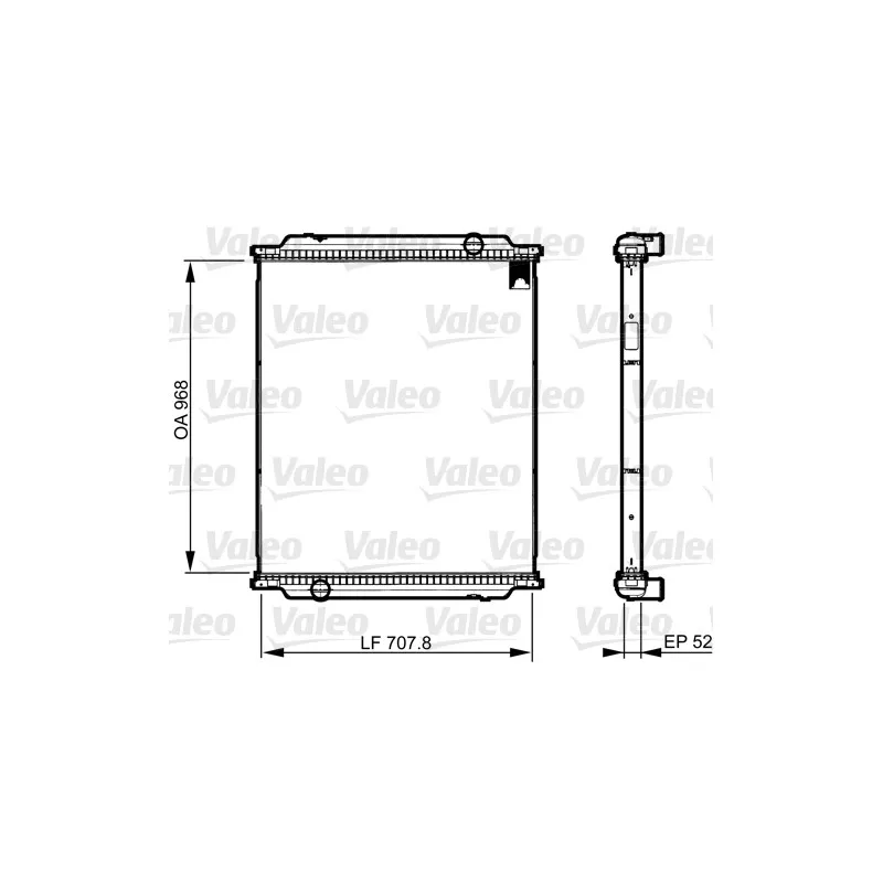 Radiateur, refroidissement du moteur VALEO 733520