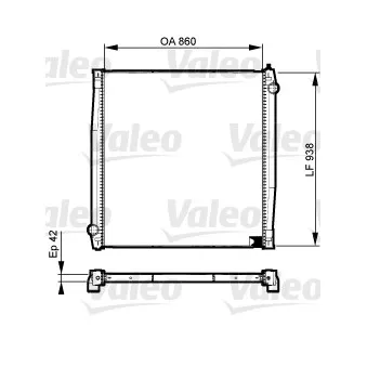 Radiateur, refroidissement du moteur VALEO