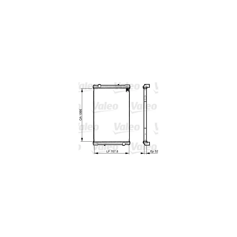 Radiateur, refroidissement du moteur VALEO 733515