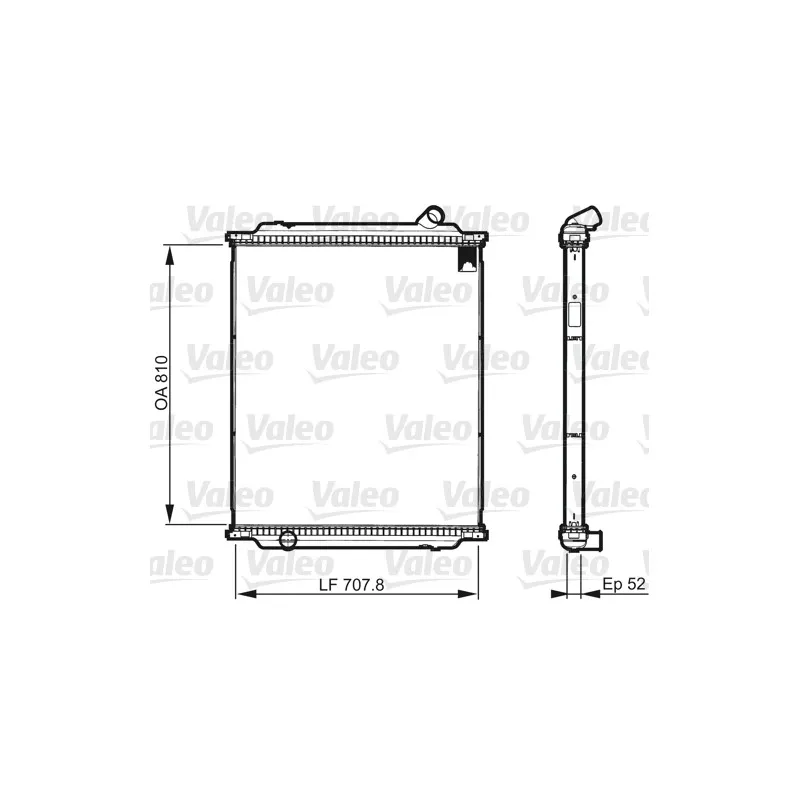 Radiateur, refroidissement du moteur VALEO 733518