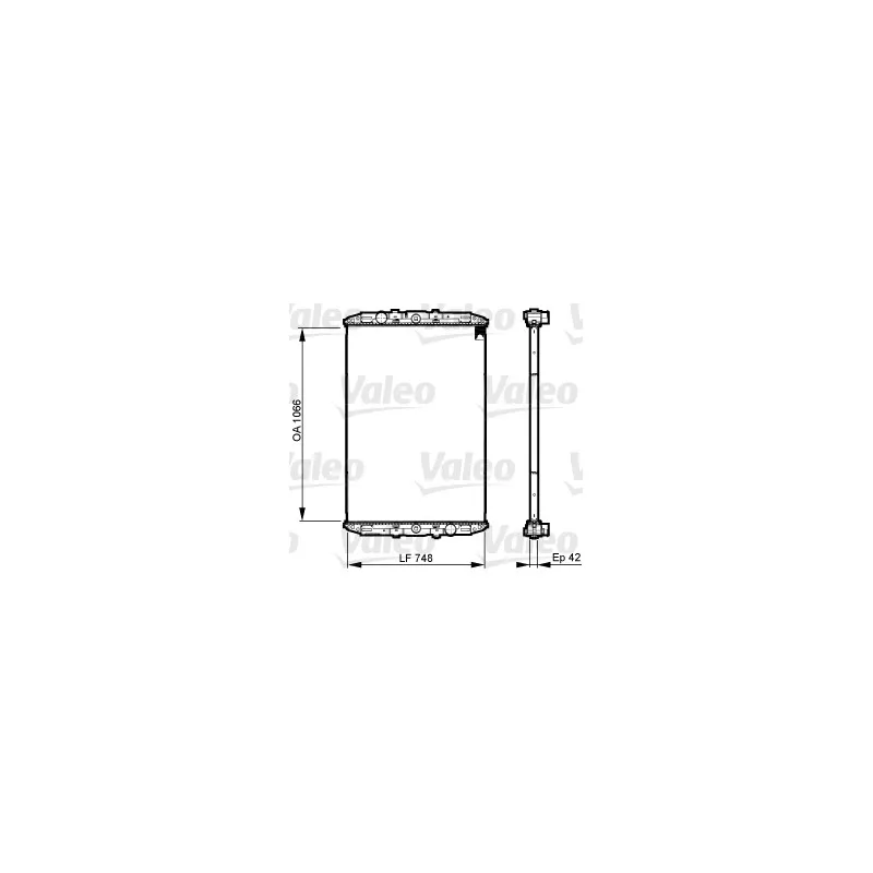Radiateur, refroidissement du moteur VALEO 733509