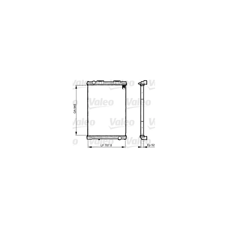 Radiateur, refroidissement du moteur VALEO 733511