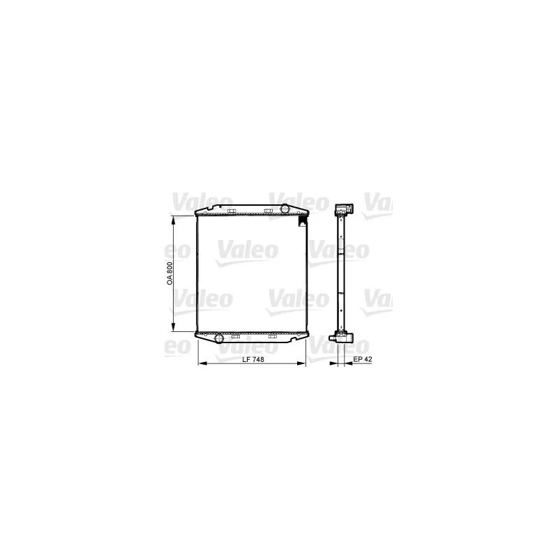 Radiateur, refroidissement du moteur VALEO 733510