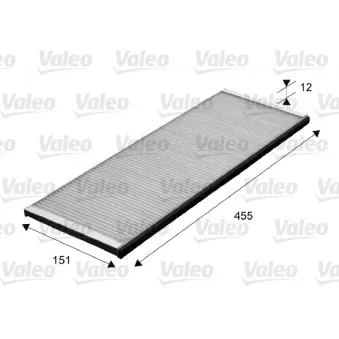 Filtre, air de l'habitacle VALEO