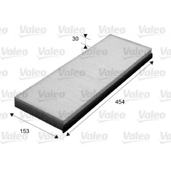 Filtre, air de l'habitacle VALEO