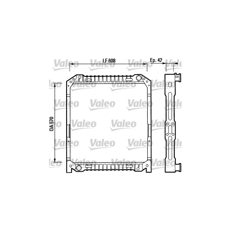 Radiateur, refroidissement du moteur VALEO 730380