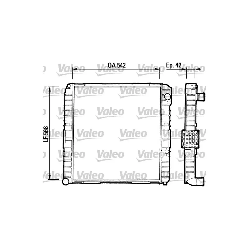 Radiateur, refroidissement du moteur VALEO 730378