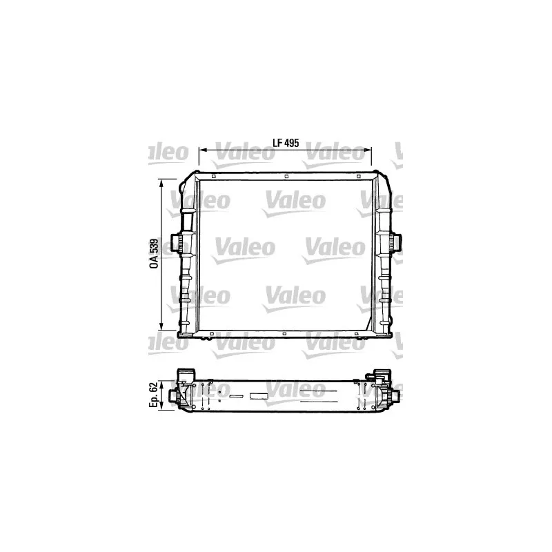 Radiateur, refroidissement du moteur VALEO 730384