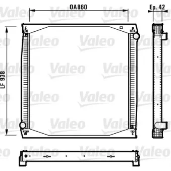 Radiateur, refroidissement du moteur VALEO