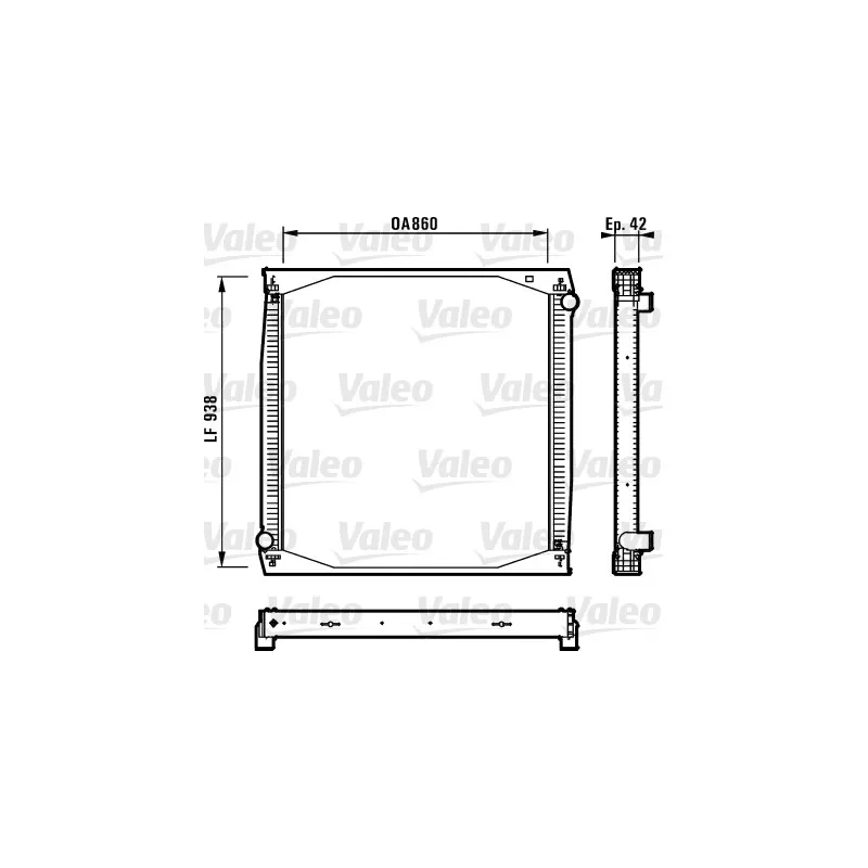 Radiateur, refroidissement du moteur VALEO 730260