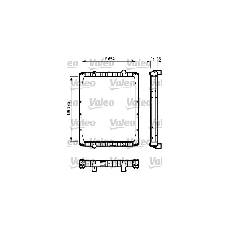 Radiateur, refroidissement du moteur VALEO 730337