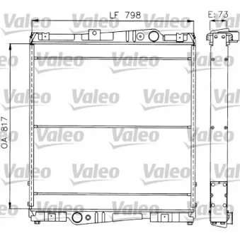 Radiateur, refroidissement du moteur VALEO
