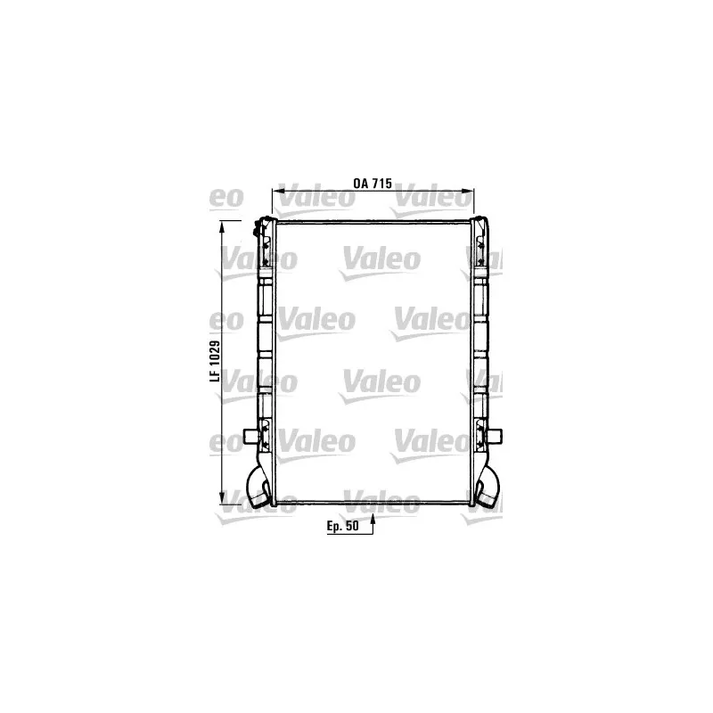 Radiateur, refroidissement du moteur VALEO 730637