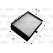 Filtre, air de l'habitacle VALEO 716039 - Visuel 2