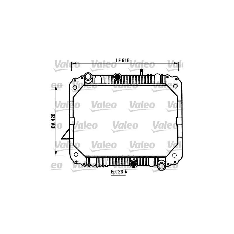Radiateur, refroidissement du moteur VALEO 730892