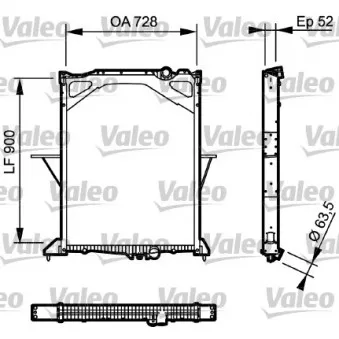 Radiateur, refroidissement du moteur VALEO