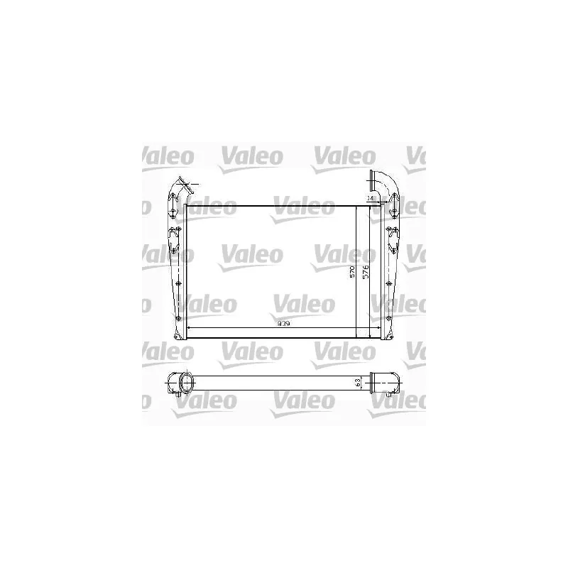 Intercooler, échangeur VALEO 817770
