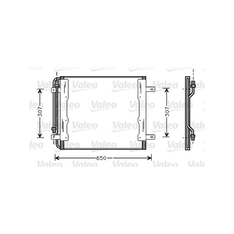 Condenseur, climatisation VALEO 818035