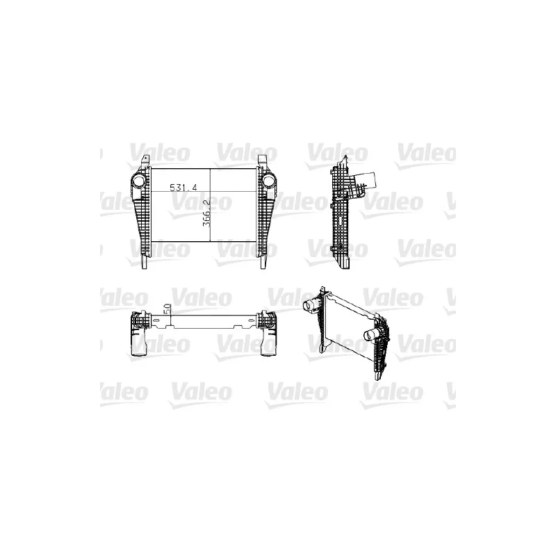 Intercooler, échangeur VALEO 818778